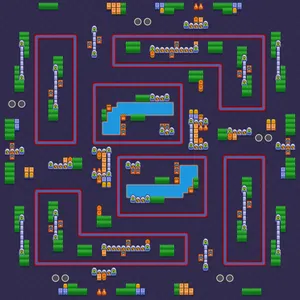 North Park Station — Trio Showdown map in Brawl Stars