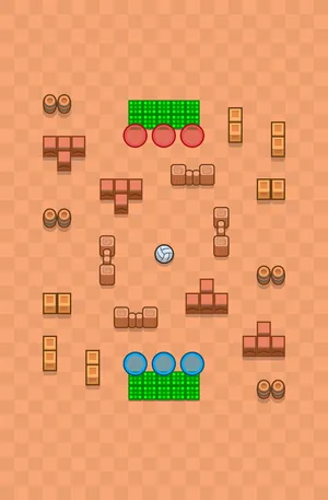 Pancake — Volley Brawl map in Brawl Stars