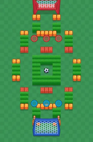 Pinhole Punt — Brawl Ball map in Brawl Stars