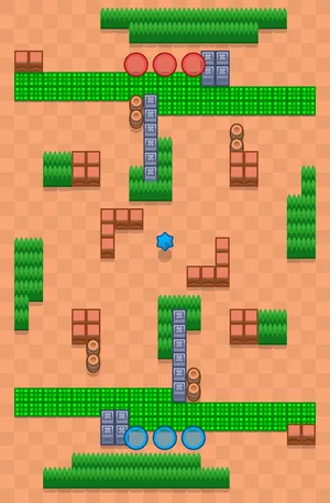Please Remain Standing — Knockout map in Brawl Stars