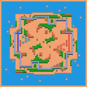 Pocket Pleasures — Brawl Ball 5v5 map in Brawl Stars