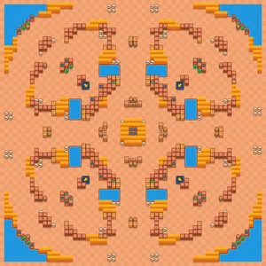 Ring O Brawlin — Trio Showdown map in Brawl Stars