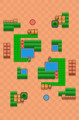 Search And Destroy — Duels map in Brawl Stars