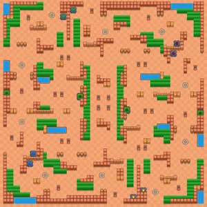 Seeker — Solo Showdown map in Brawl Stars