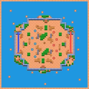Siberian Stand Off — Brawl Ball 5v5 map in Brawl Stars