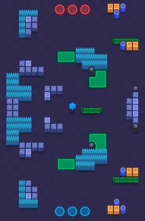 Side By Side — Bounty map in Brawl Stars
