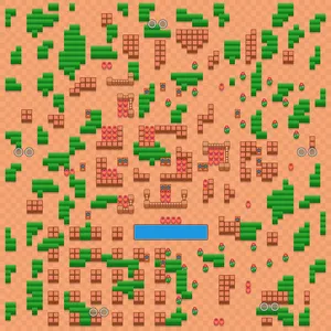 Skull Creek — Trio Showdown map in Brawl Stars
