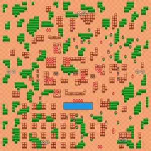 Skull Creek — Duo Showdown map in Brawl Stars