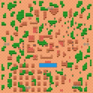 Skull Creek — Trio Showdown map in Brawl Stars