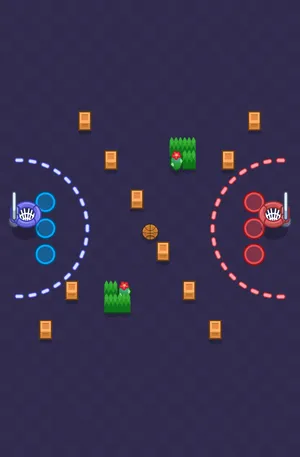 Slam Dunk — Basket Brawl map in Brawl Stars