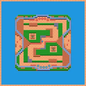 Slippery Road — Wipeout 5v5 map in Brawl Stars