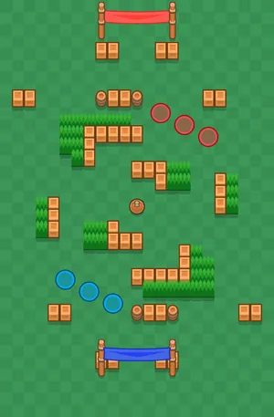 Spiraling Out — Brawl Ball map in Brawl Stars
