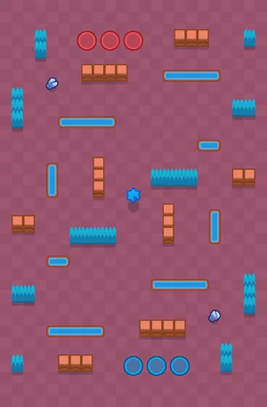 Squish Court — Dodgebrawl map in Brawl Stars