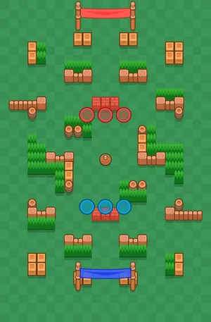 Super Beach — Brawl Ball map in Brawl Stars