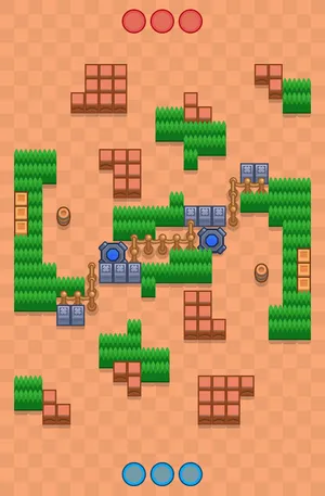Too Gimmicky 2 — Wipeout map in Brawl Stars