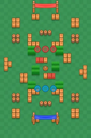Triple Dribble — Brawl Ball map in Brawl Stars