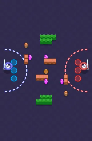 Turnover — Basket Brawl map in Brawl Stars
