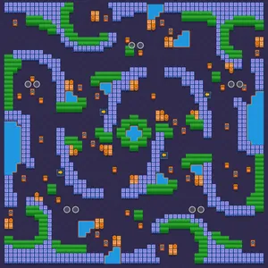 Waveform — Trio Showdown map in Brawl Stars
