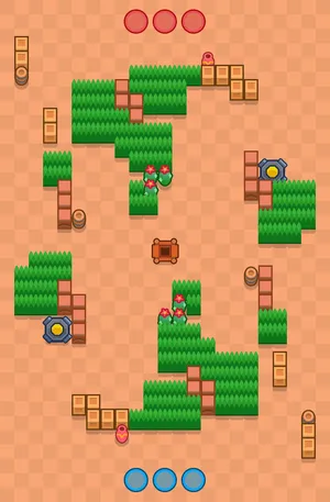Whisper Vale — Gem Grab map in Brawl Stars