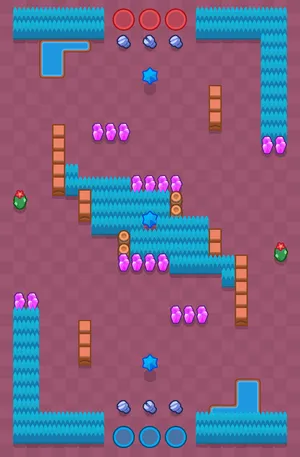 Wild Greens — Token Run map in Brawl Stars
