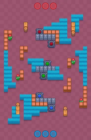 Wonderland — Wipeout map in Brawl Stars