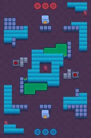 Zip Zap Zoom — Heist map in Brawl Stars